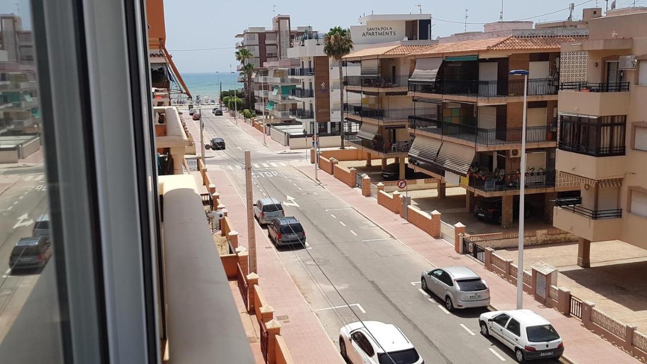 Apartamento Con Tres Dormitorios Vista Mar Santa Pola Exteriör bild